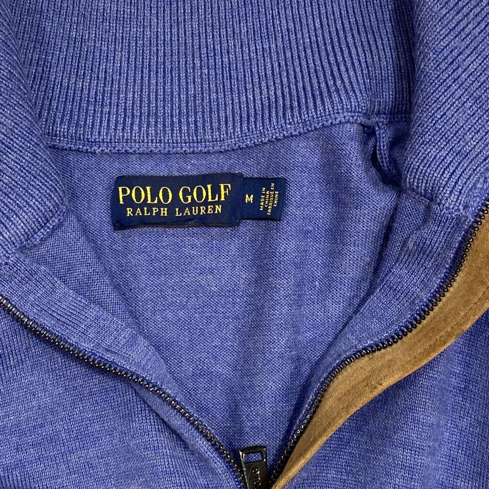 PGA Championship Quail Hollow Sweater Mens Medium Blue Golf‎ Polo Ralph Lauren